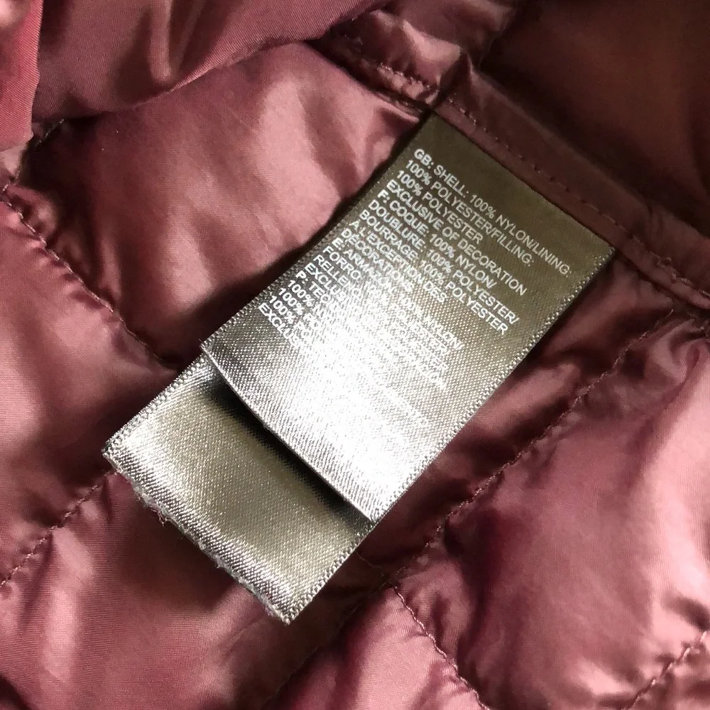 The North Face Thermoball Eco Jacket 2.0 Burgundy Purple XS - Picture 7 of 11